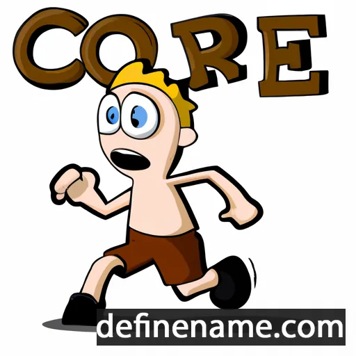 cartoon of the name Corre