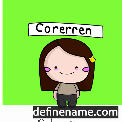 Correen cartoon