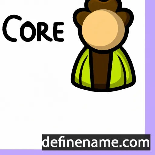 cartoon of the name Corrieke