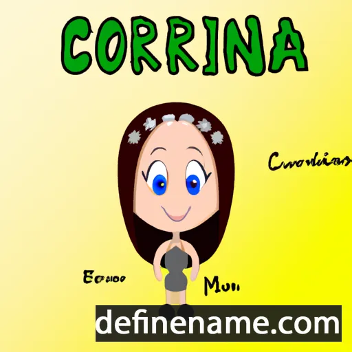 cartoon of the name Corrinna