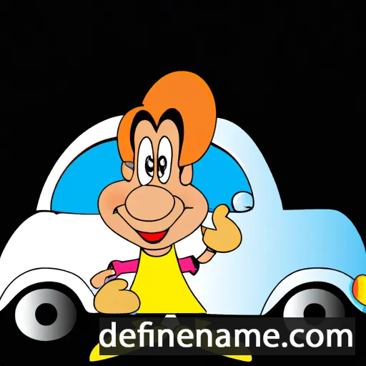 cartoon of the name Corsa