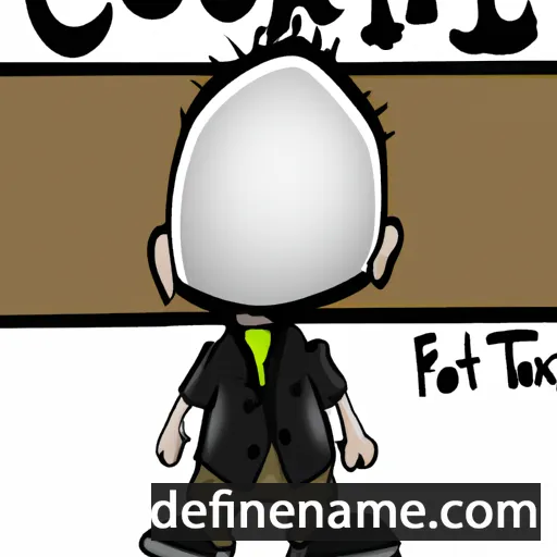 cartoon of the name Cort