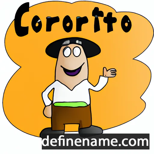 cartoon of the name Cortijo