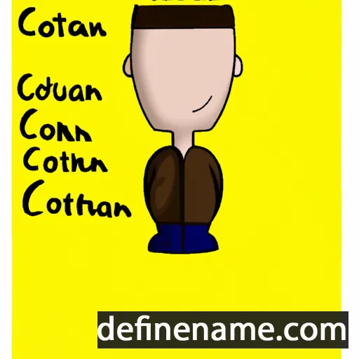 cartoon of the name Cortlan