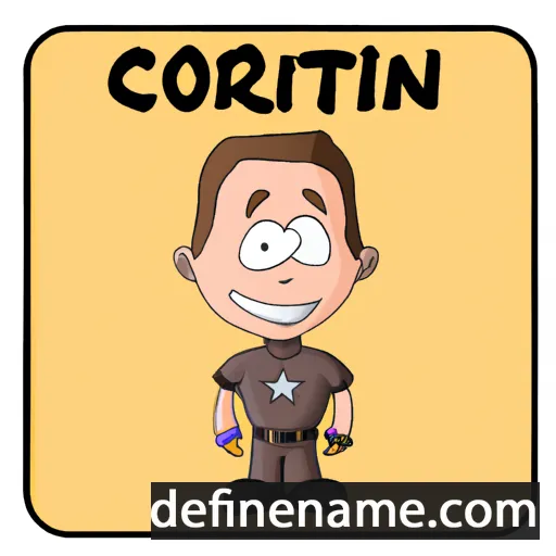 cartoon of the name Cortlin