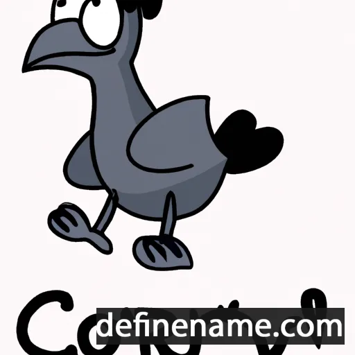 cartoon of the name Corv