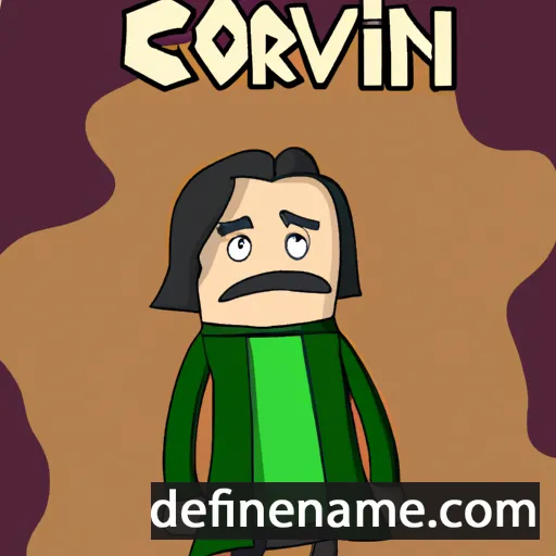 Corvin cartoon