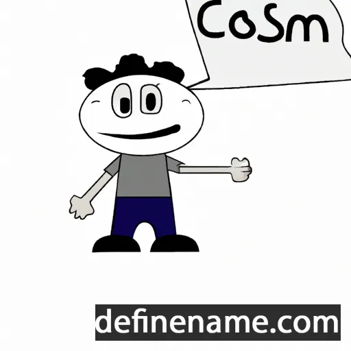 cartoon of the name Cosam