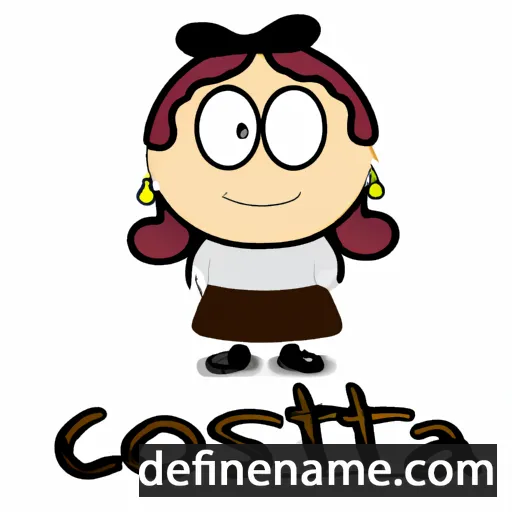 cartoon of the name Cosetta