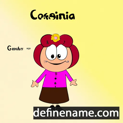 cartoon of the name Cosimina