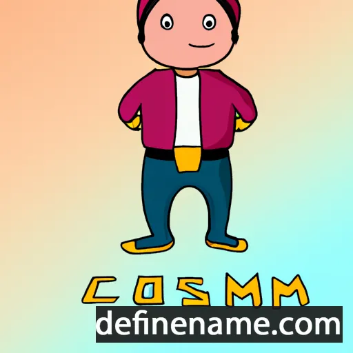 cartoon of the name Cosman