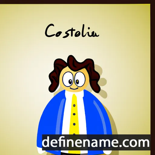 cartoon of the name Costinela