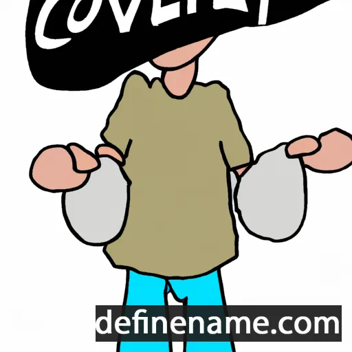 cartoon of the name Coverly