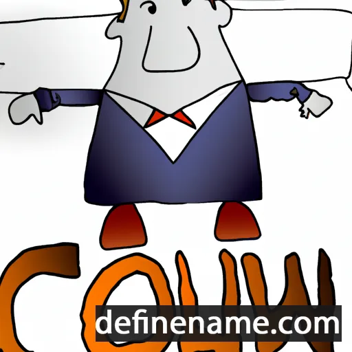 cartoon of the name Cowell