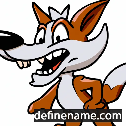 cartoon of the name Coyote