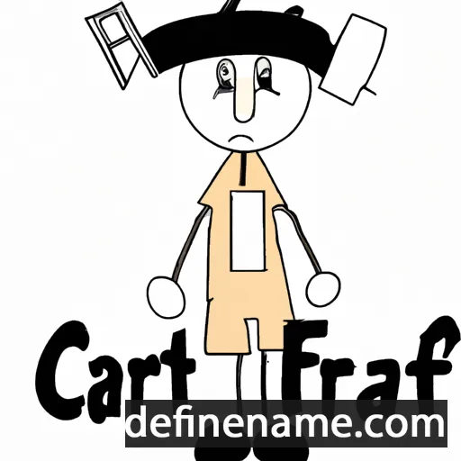 cartoon of the name Crafft