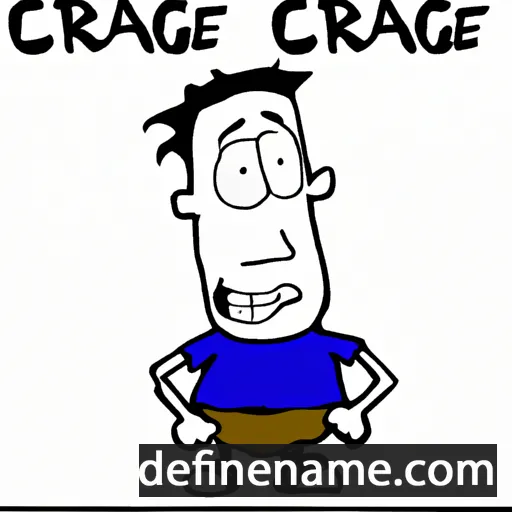 Craiggie cartoon