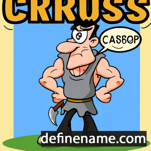 cartoon of the name Crassus