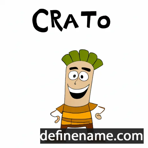 cartoon of the name Crato