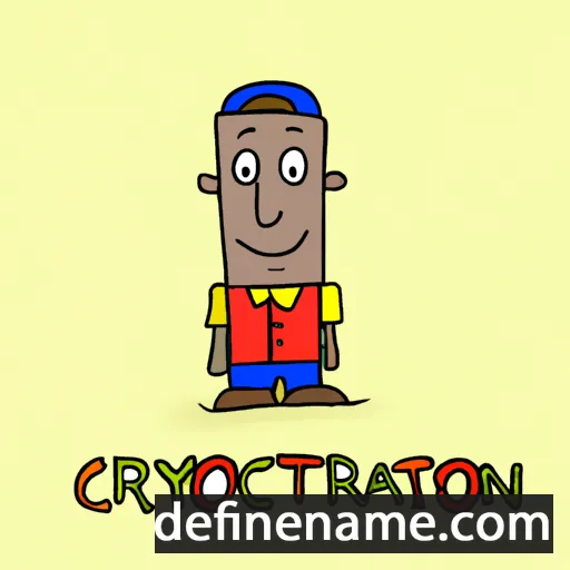 cartoon of the name Crayton