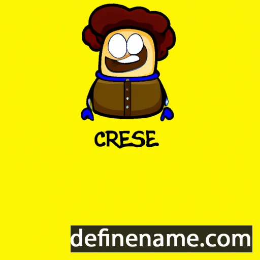 cartoon of the name Créuse