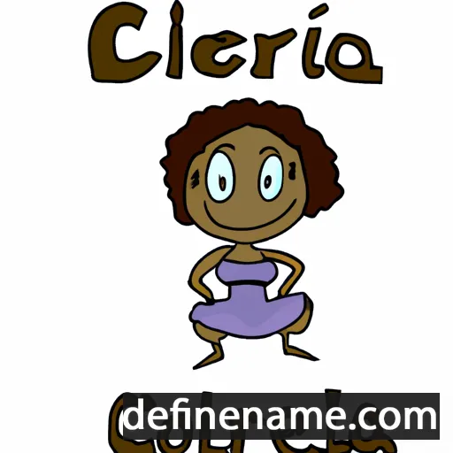 cartoon of the name Creola