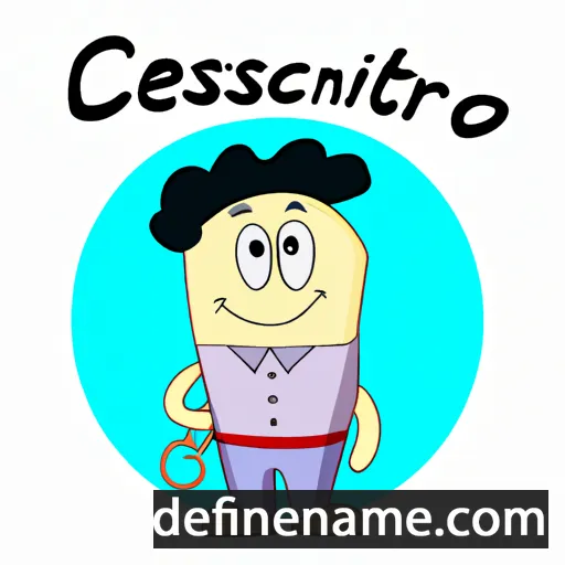 cartoon of the name Crescentino