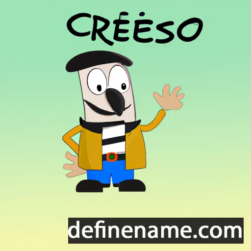 cartoon of the name Cresencio