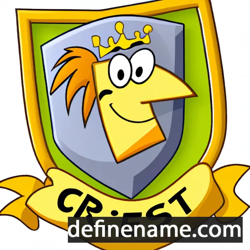 cartoon of the name Crest