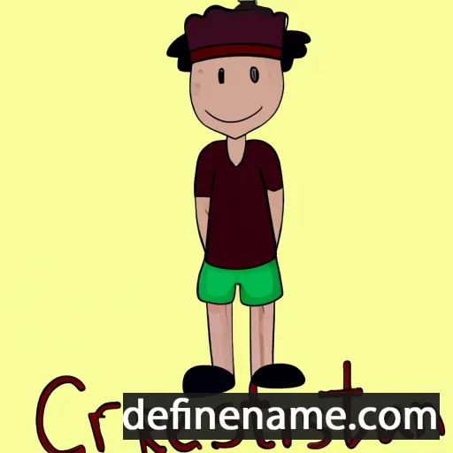 cartoon of the name Crestian