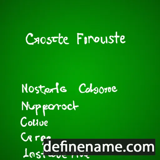 Crestienne cartoon