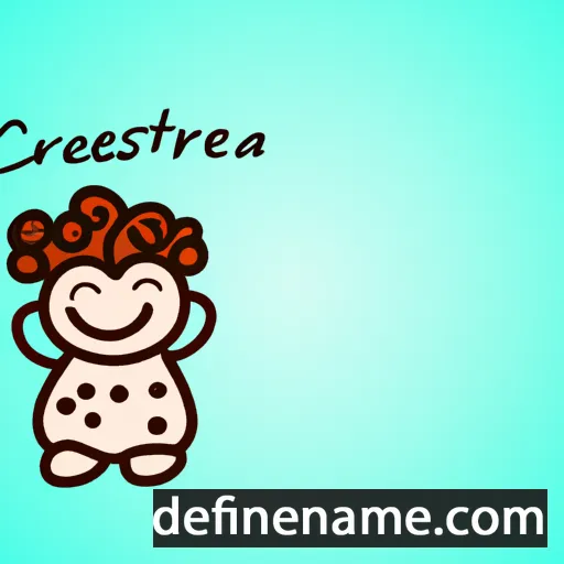 cartoon of the name Creszentia