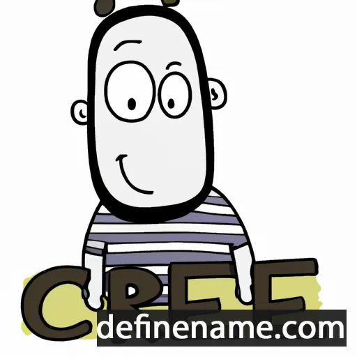 cartoon of the name Creu