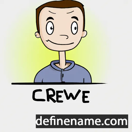 cartoon of the name Crewe