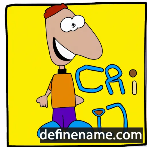 cartoon of the name Crijn