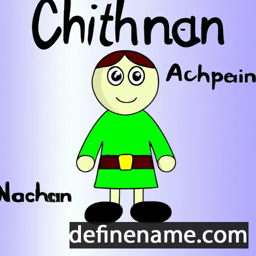 cartoon of the name Criomhthann