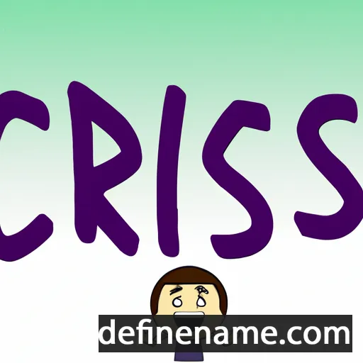 cartoon of the name Crising