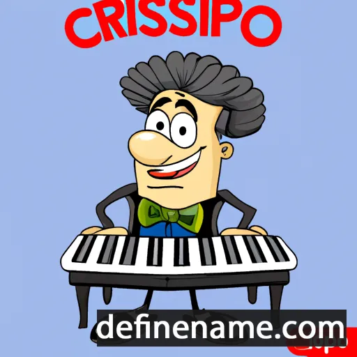 cartoon of the name Crispiano