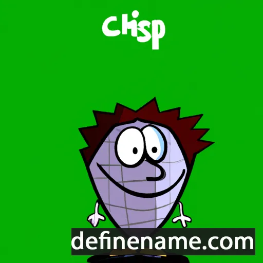 cartoon of the name Crispim