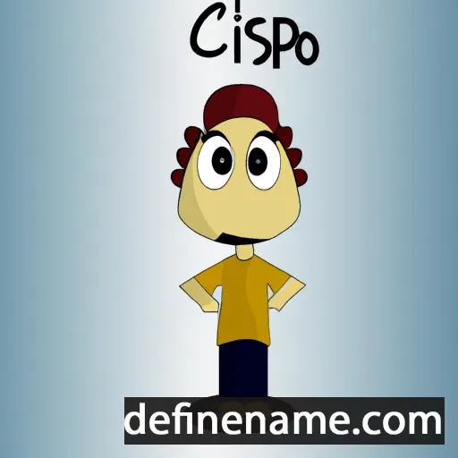 cartoon of the name Crispo