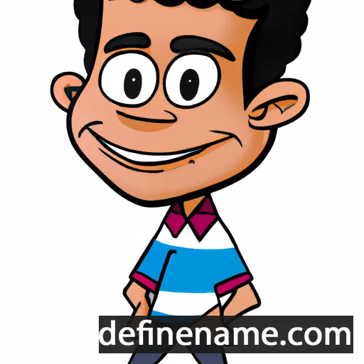 cartoon of the name Cristianinho