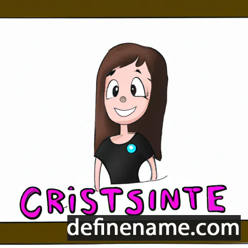 Cristinne cartoon