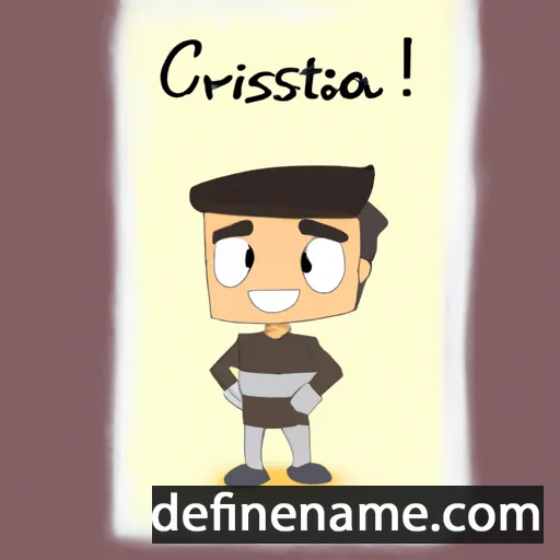 Cristóval cartoon