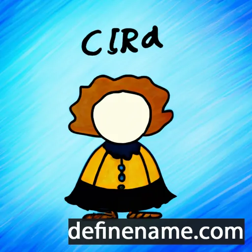 cartoon of the name Crizelda