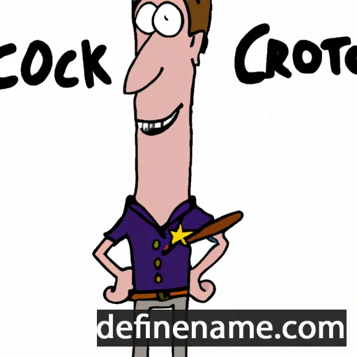 cartoon of the name Crockett