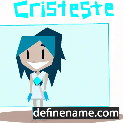 Crystaline cartoon