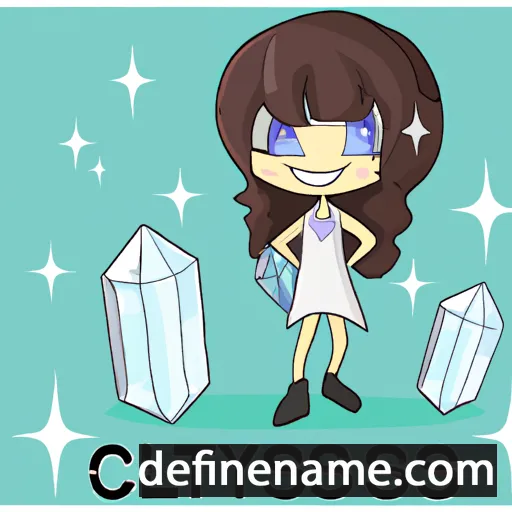 cartoon of the name Crystals