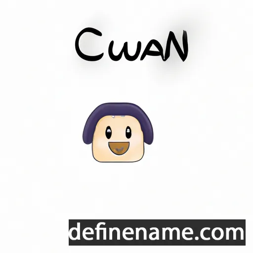 cartoon of the name Çuwan