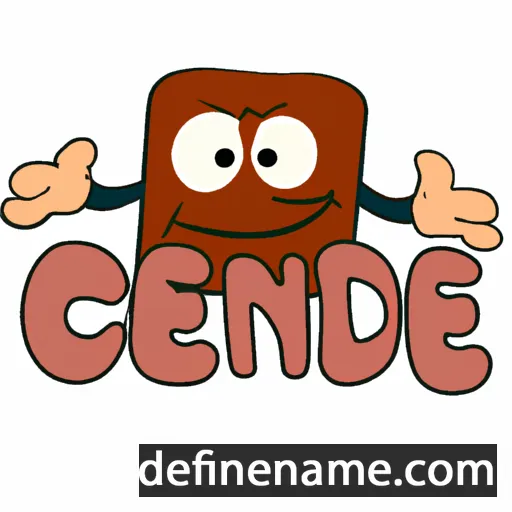 cartoon of the name Csende