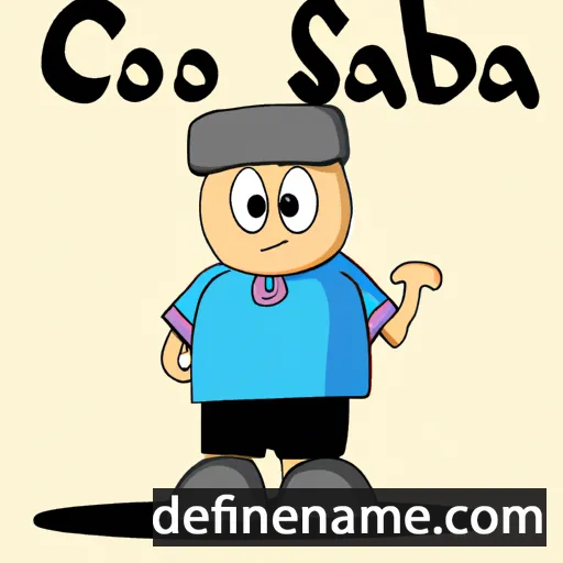 cartoon of the name Csobád